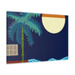 "Fanciful Farewell- Midcentury" - Canvas