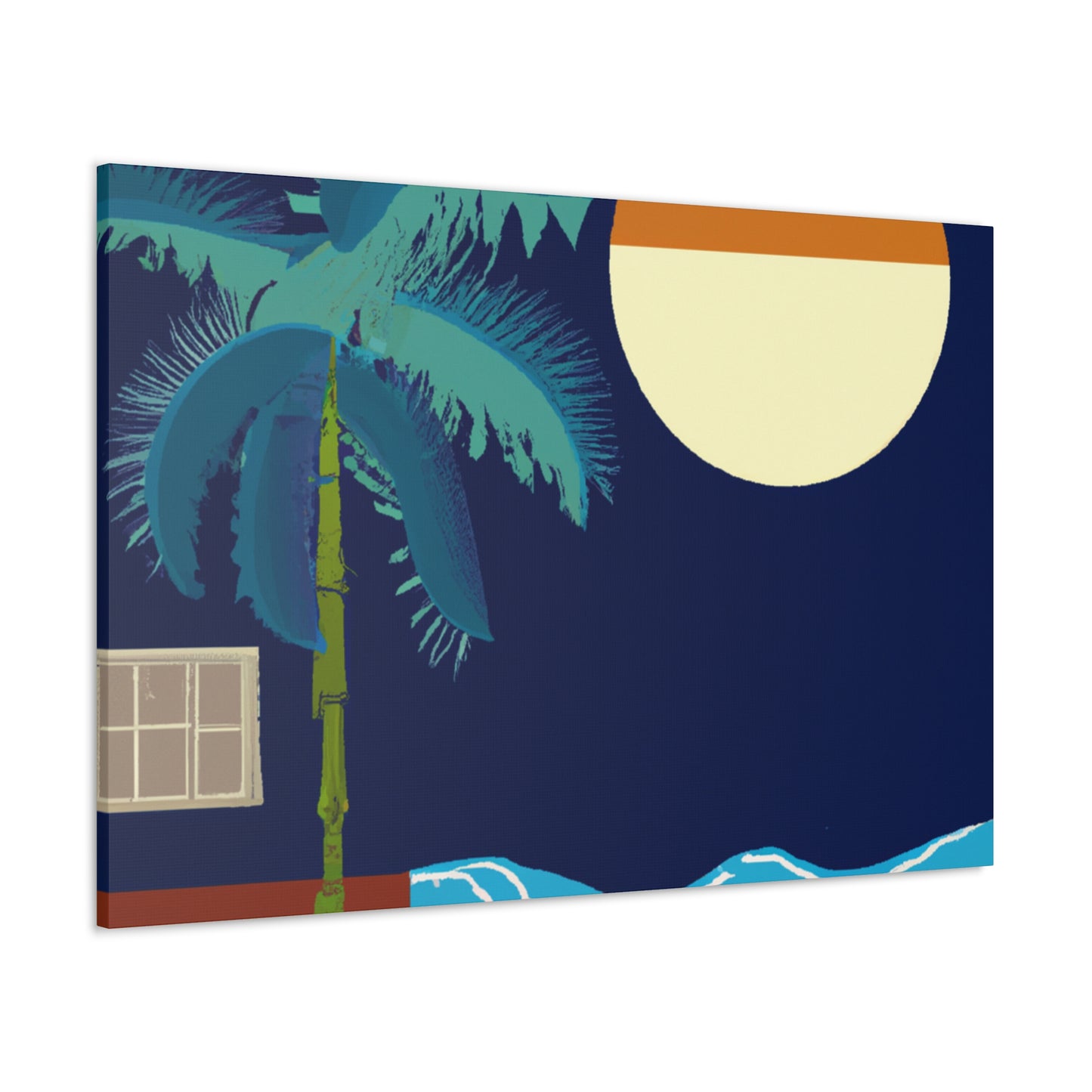 "Fanciful Farewell- Midcentury" - Canvas