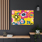 Flower Jamming - Floral Canvas