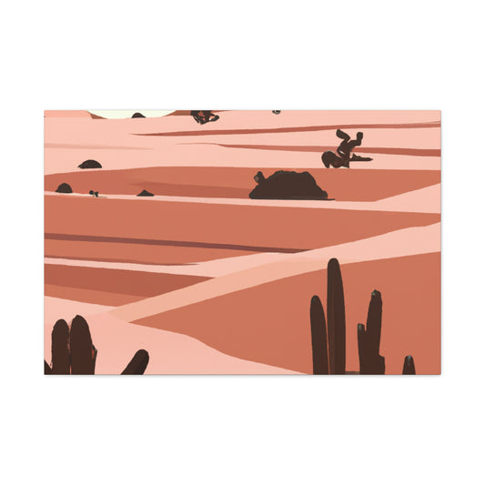 Charlotte's Web - Vintage Contemporary - Desert - Canvas
