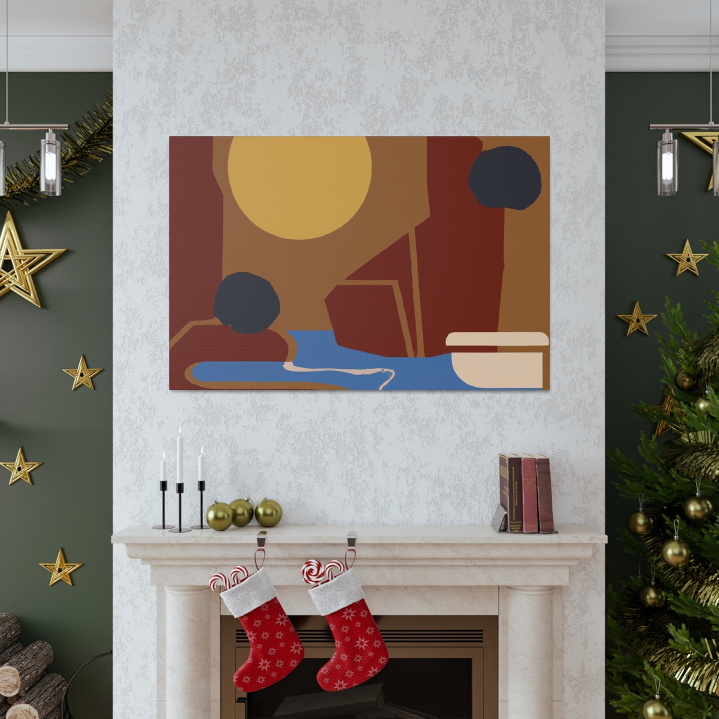 Private Time - Midcentury Canvas