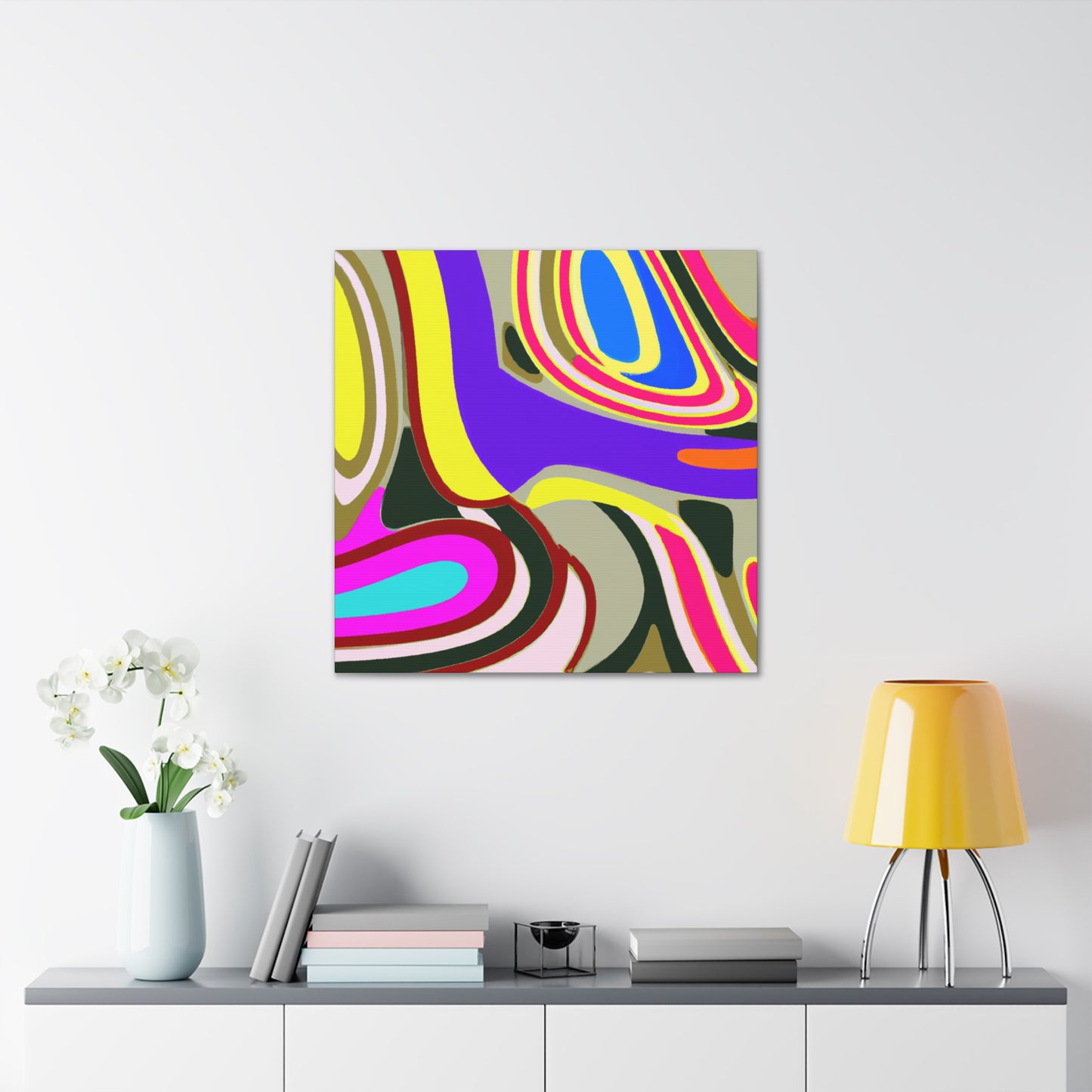 Azure Mist - Abstract - Canvas