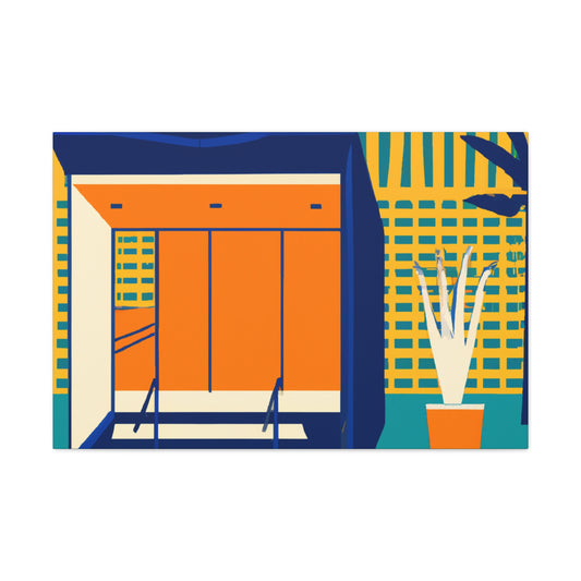 "Dazzle- Midcentury" - Canvas