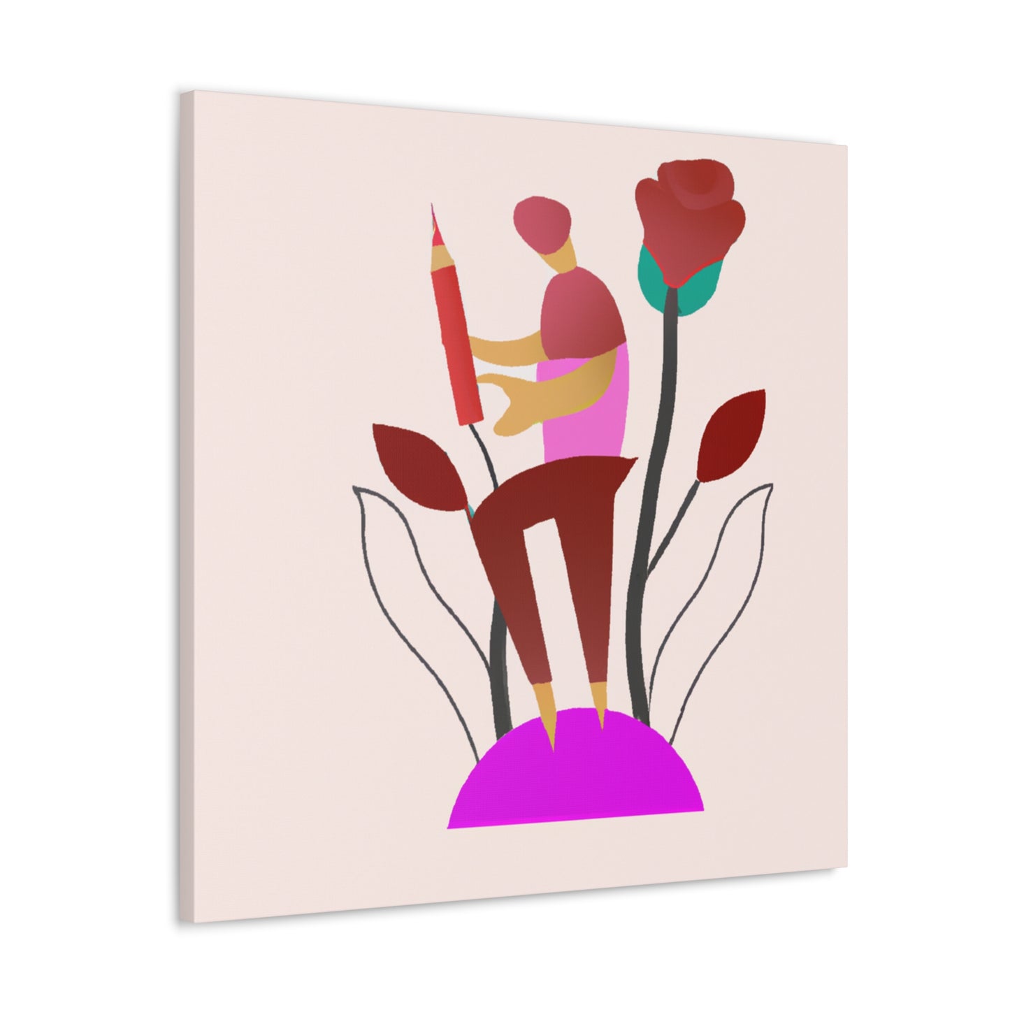 Zen Leaf - Minimalism - Canvas
