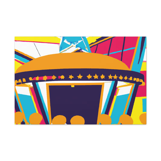 Rock-O-Rama Roller Rink - Canvas Pop Art
