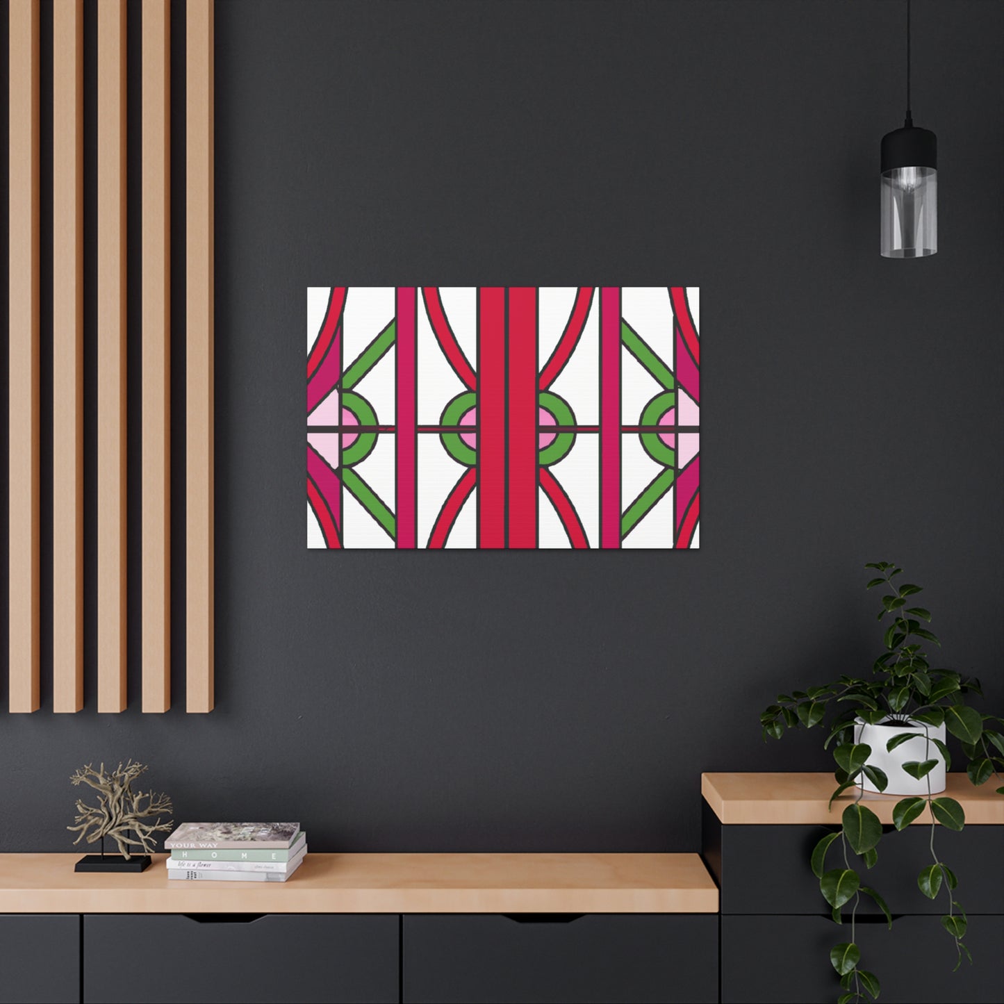 Cheerful - Glass Canvas