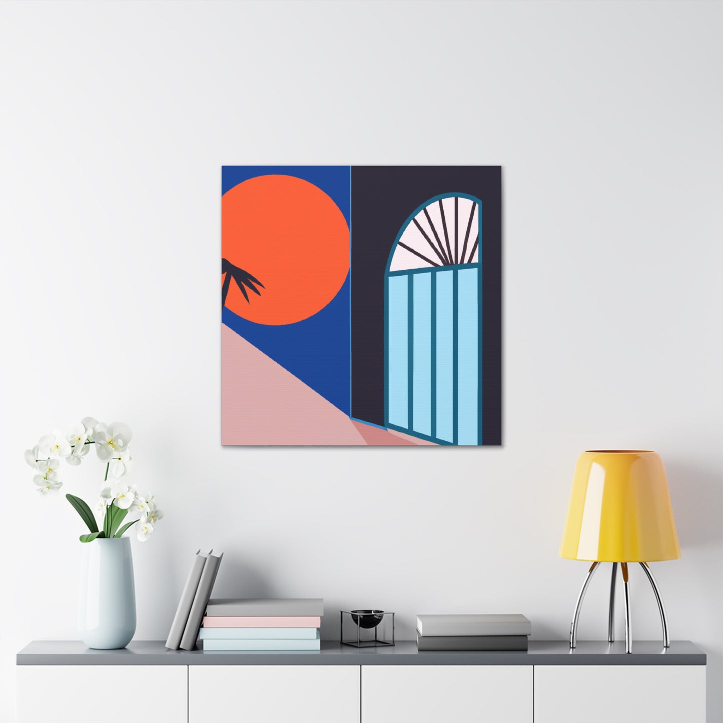 FluffyCloudyBear - Midcentury Canvas