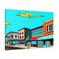 Jukebox Alley - Pop Art Canvas