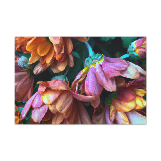 Weeping Reds - Canvas - Floral