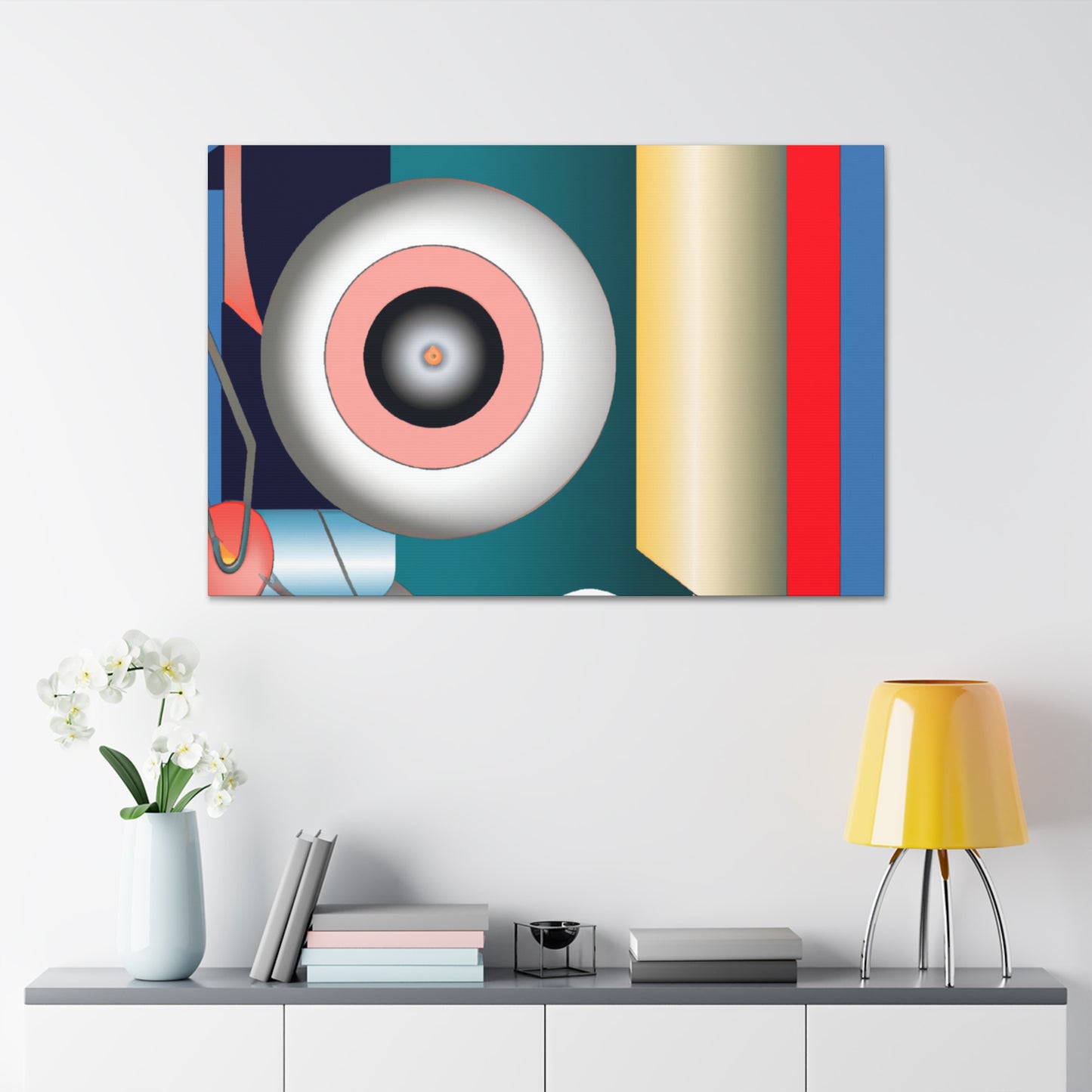 Gilded Metropolis: Art Deco Design Canvas