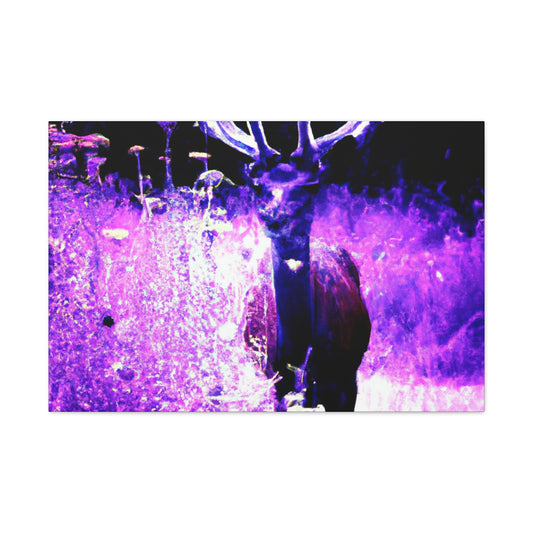 Purple Rudolph- Canvas - Wildlife