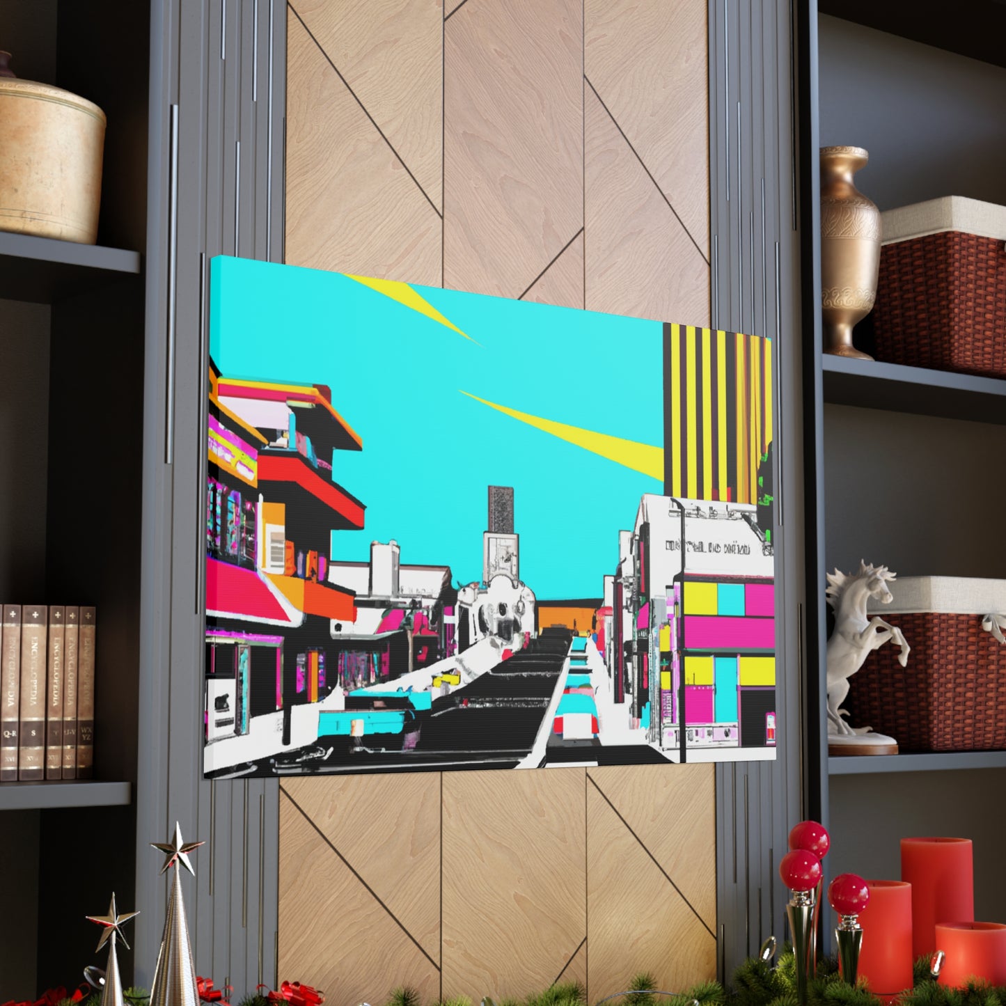 Futuristic Alley - Canvas Pop Art