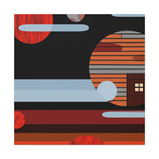 Splashy Syncopation - Midcentury - Canvas