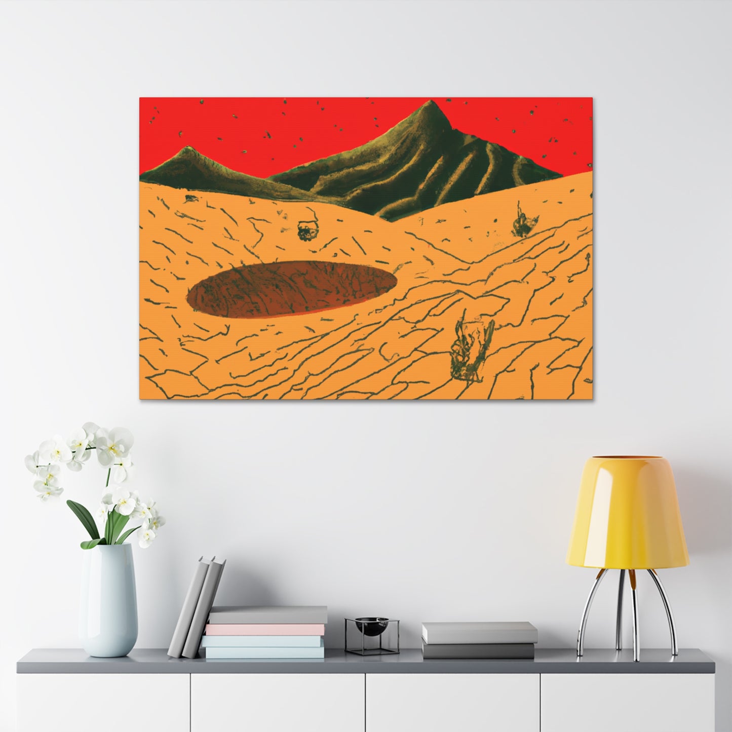 Candied Sand - Vintage Contemporary - Desert - Canvas