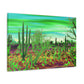 Dusty Green Mirage - Landscape - Canvas