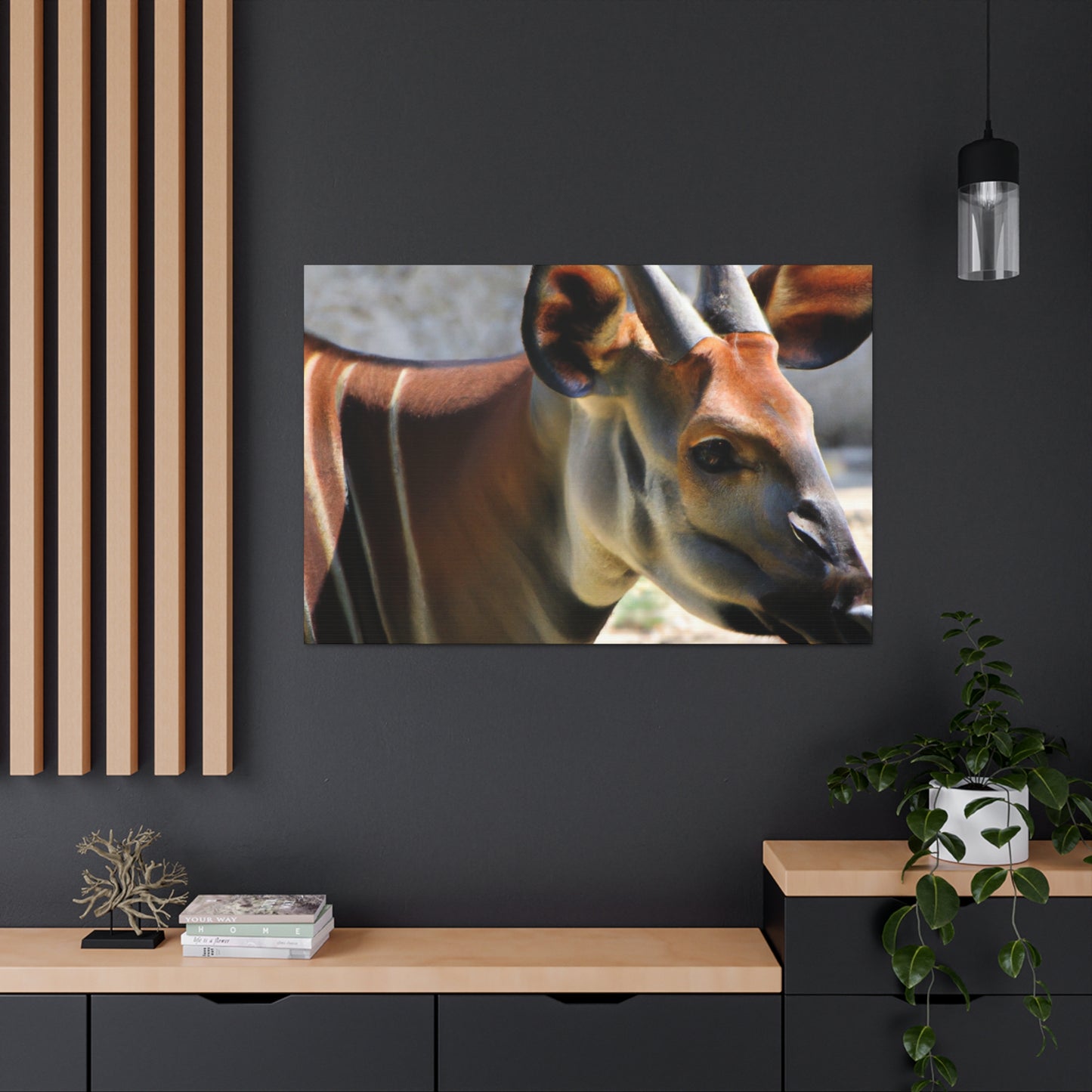Elk Face- Canvas Wildlife