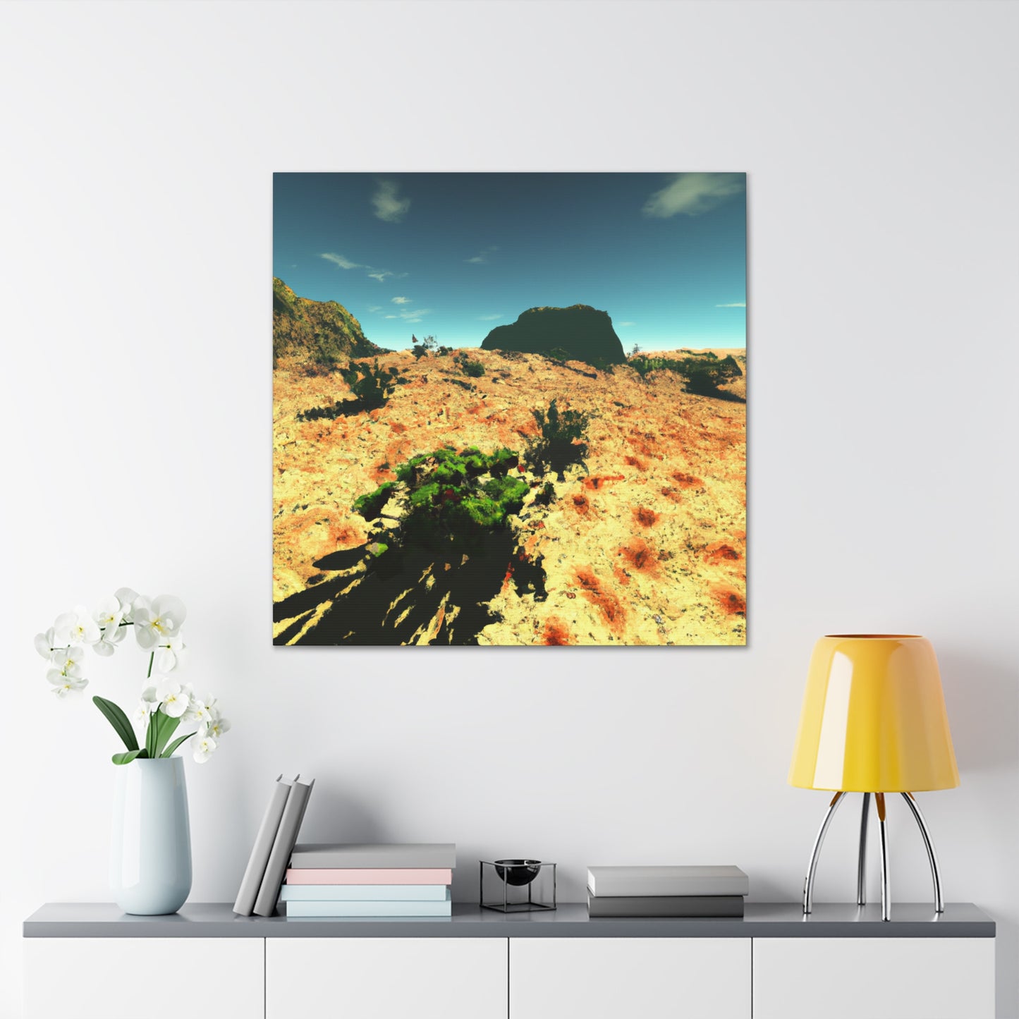 Desert Mirage-Landscape - Canvas