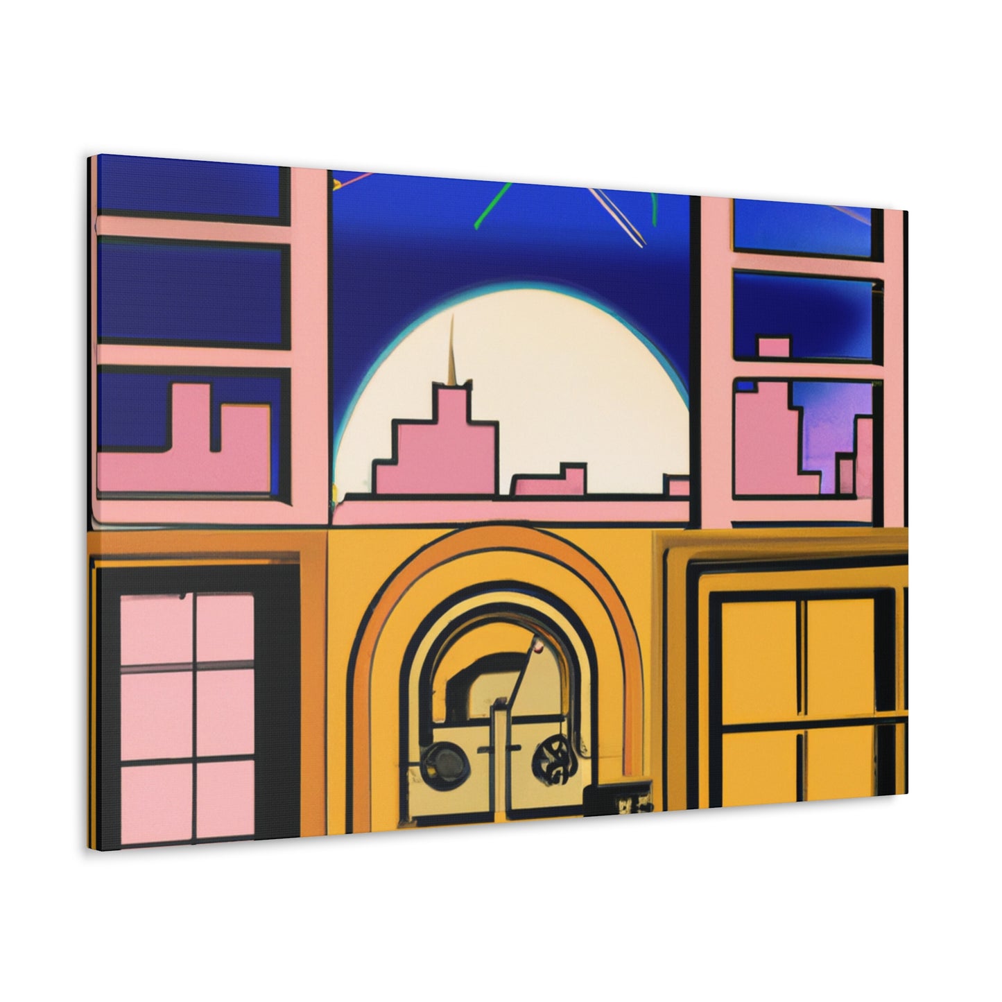 Quantum Leap - Midcentury - Canvas