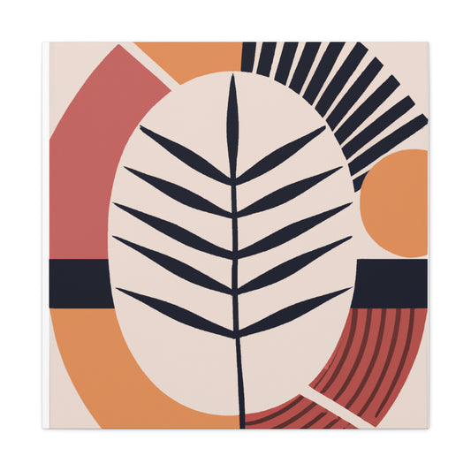 Leafy Slothion - Midcentury Canvas