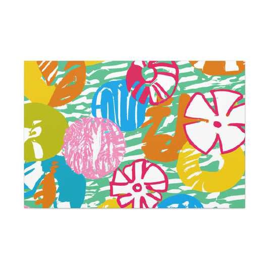 Rhapsody - Floral - Canvas