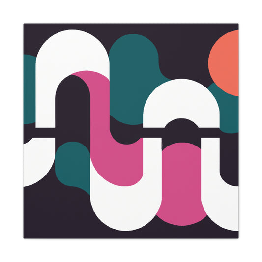 Dashing Squares - Midcentury - Canvas