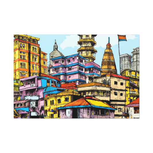 Golden Triangle - Destination India - Canvas