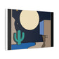 "Poised Reflection - Midcentury" - Canvas