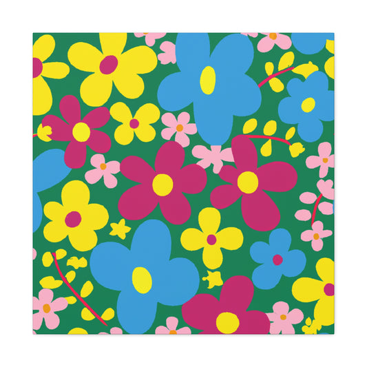 Blissful Bloom - Floral - Canvas