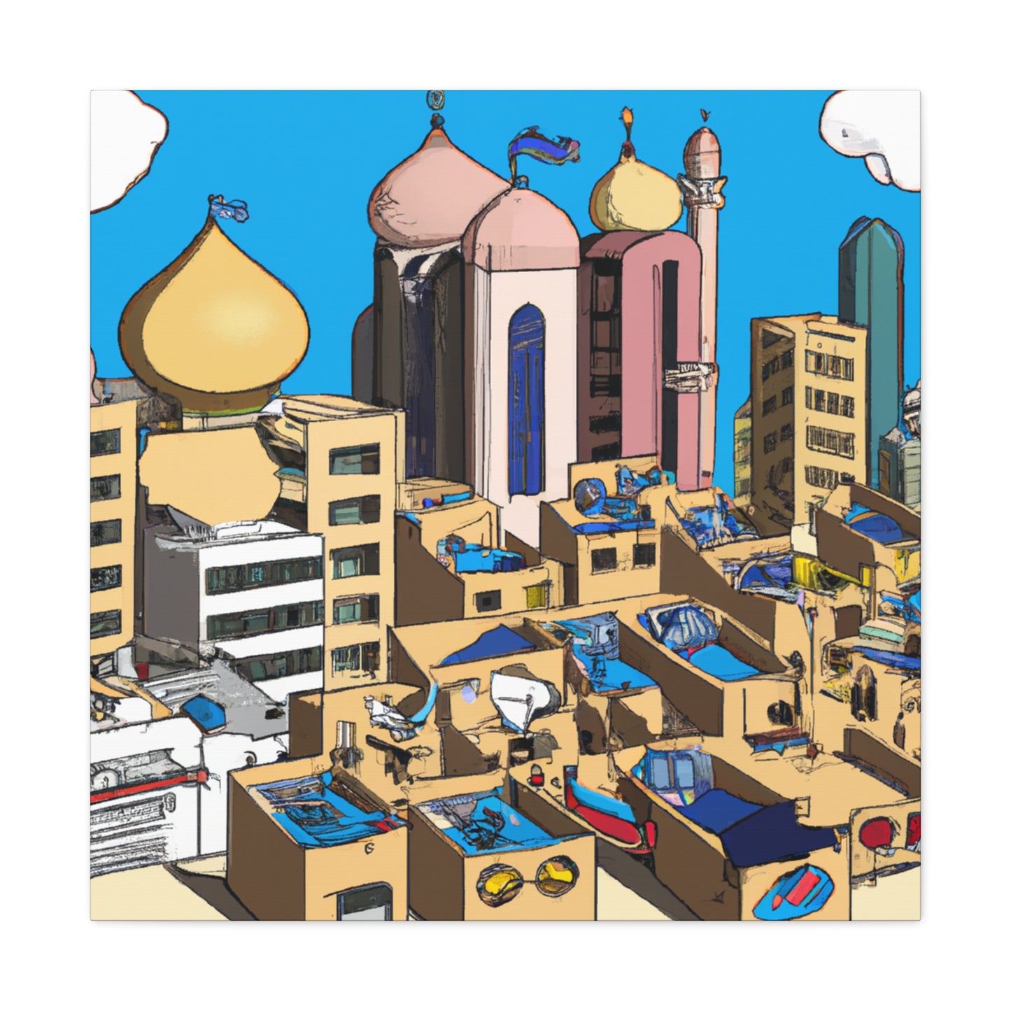 Desert Mirage - Destination Arab Emerates - Canvas