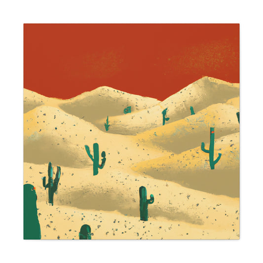Glamourous Simplicity - Vintage Contemporary - Desert - Canvas