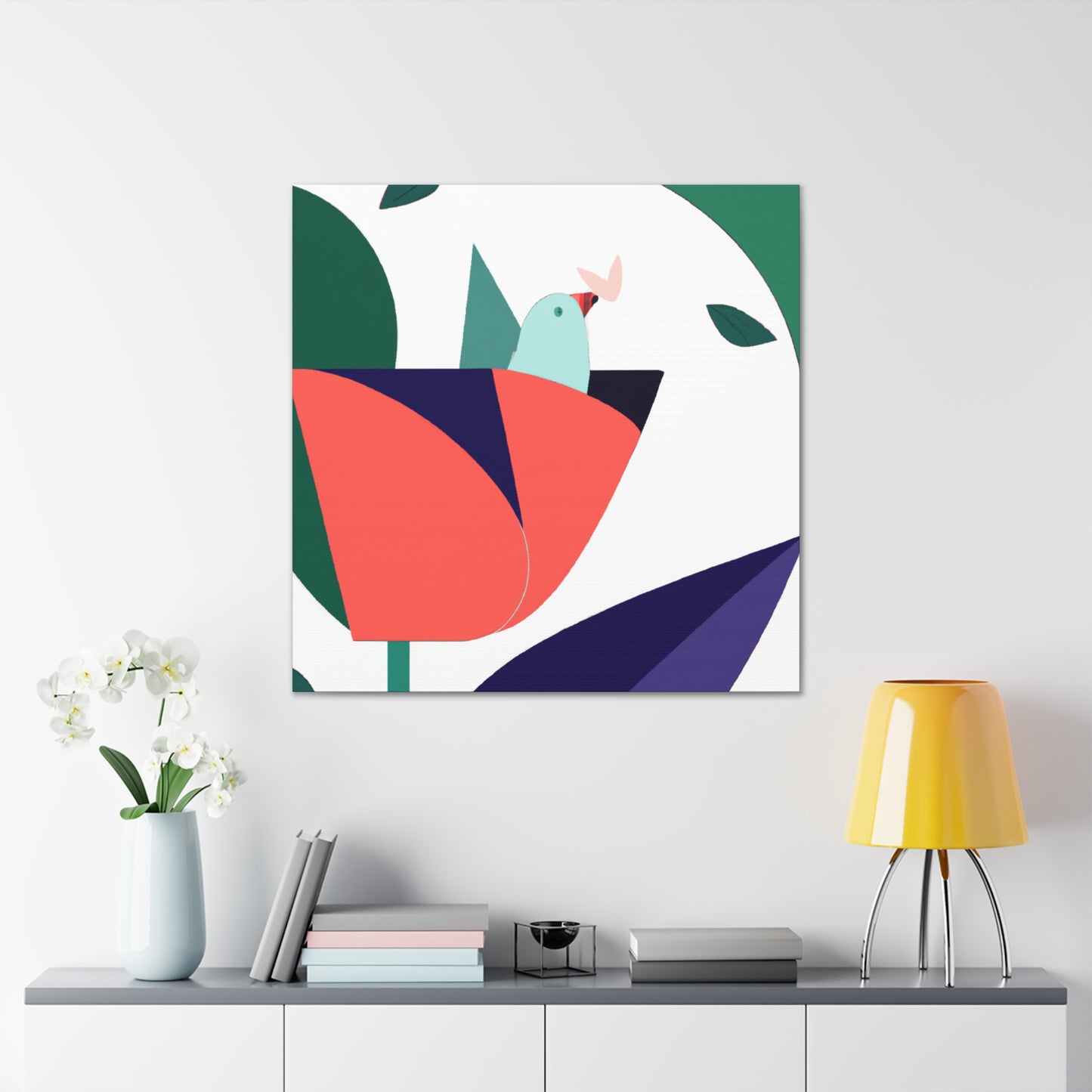 Raindrops - Minimalism - Canvas