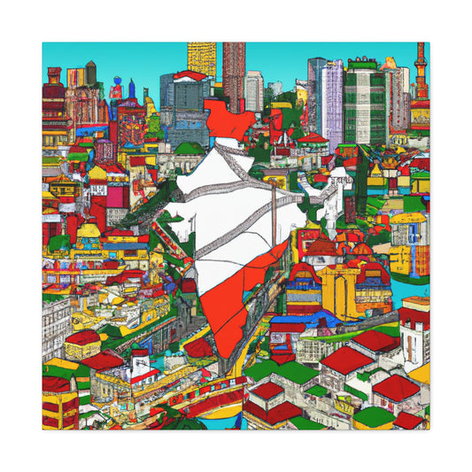 Golden Triangle - Destination India - Canvas