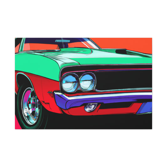 Blaze of Glory - Automobile - Canvas