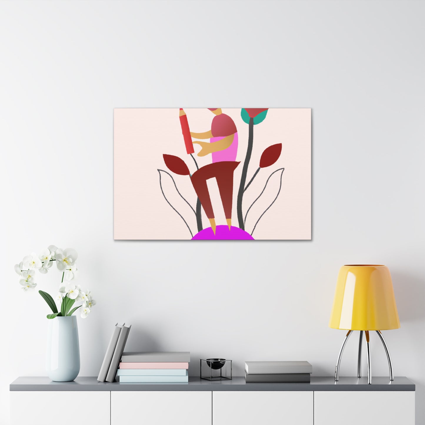 Zen Leaf - Minimalism - Canvas