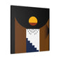 Reflecting Lane- Midcentury - Canvas