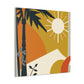Twisted Balance- Midcentury - Canvas