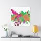Blissful Joy - Floral - Canvas