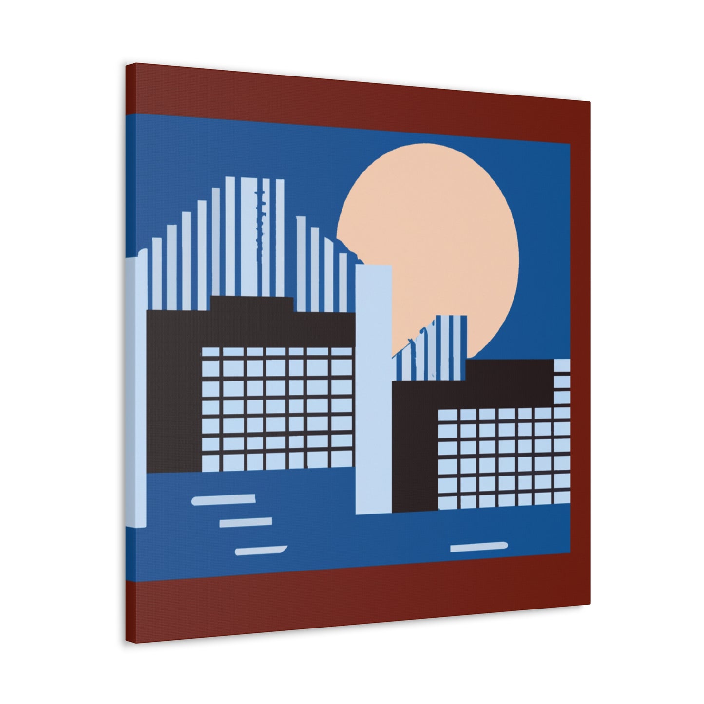 Verdant Plane- Midcentury - Canvas