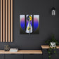 "The Gleaming Facades of Art Deco" - Retro Design Canvas