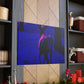 Purple Deer- Wildlife Canvas