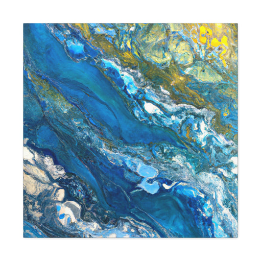 Blue Pearl - Abstract Canvas