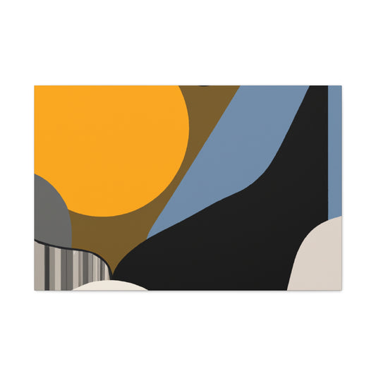 Vibrant Horizons - Midcentury - Canvas