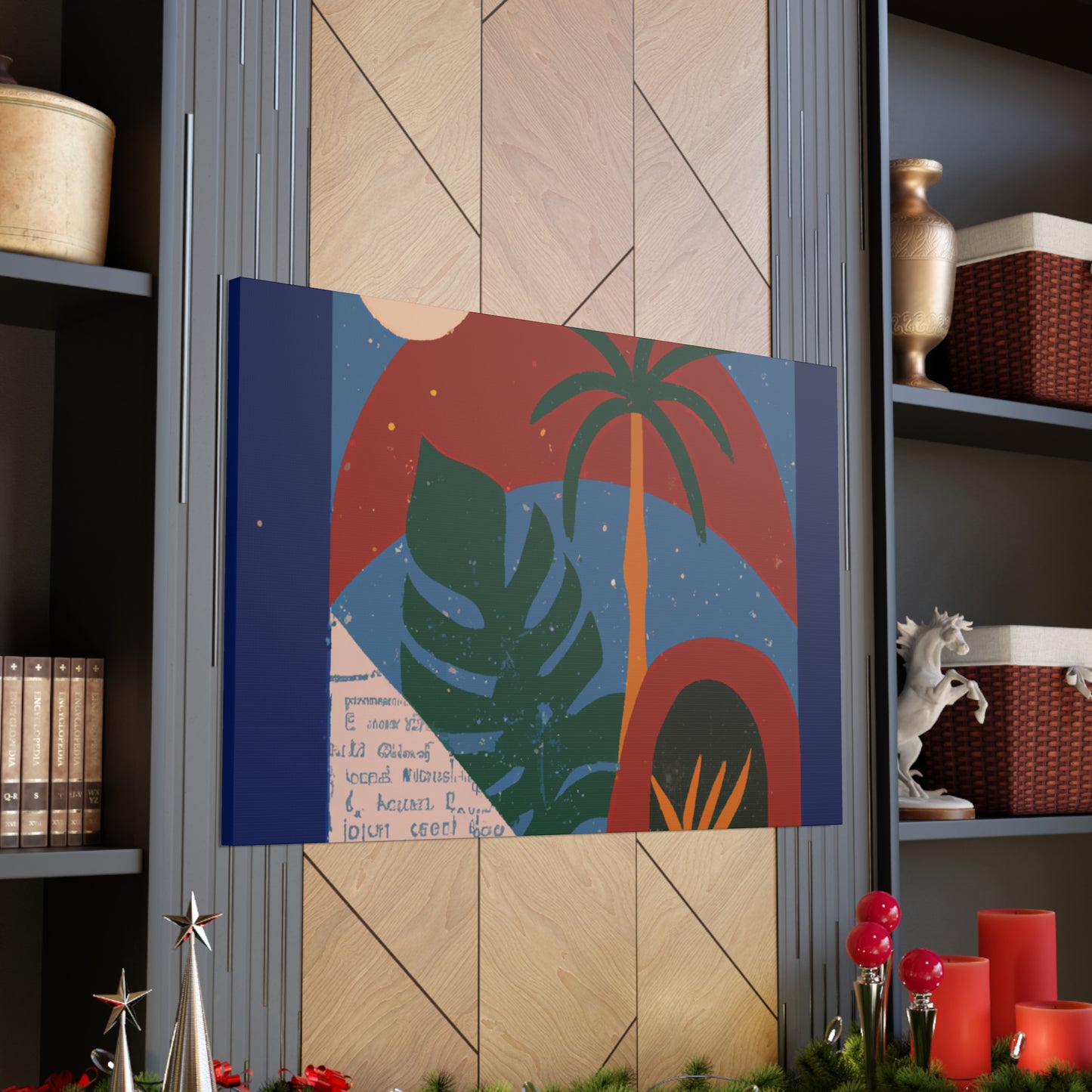 Fleececoat Mittenscat - Midcentury Canvas