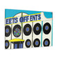 Sock Hop Shoppe - Retro Music Canvas