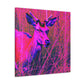 Pink Deer - Canvas - Wildlife