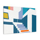 Vibrant Simplicity- Midcentury - Canvas
