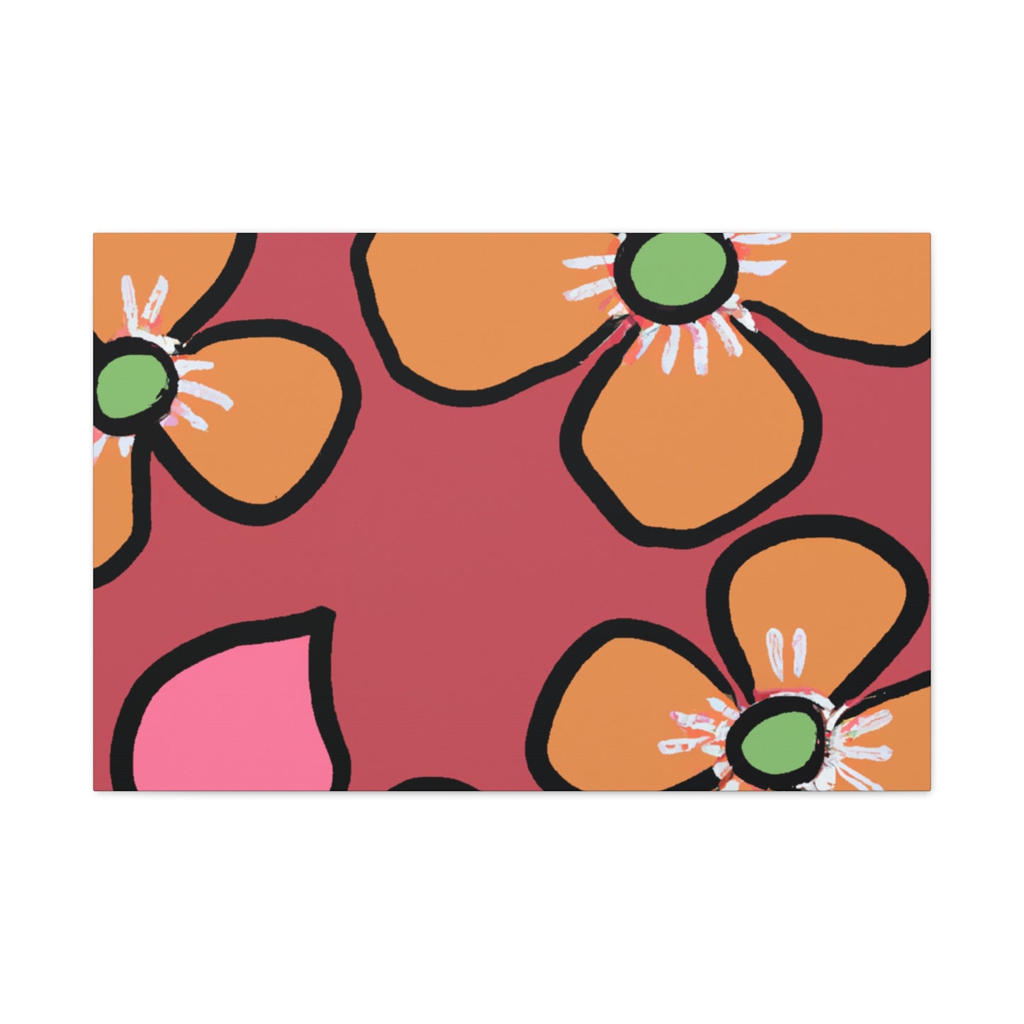 Blossomy - Floral - Canvas
