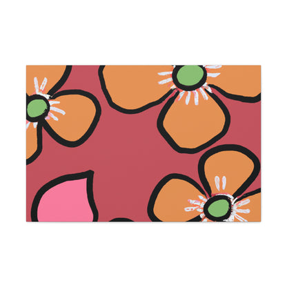 Blossomy - Floral - Canvas