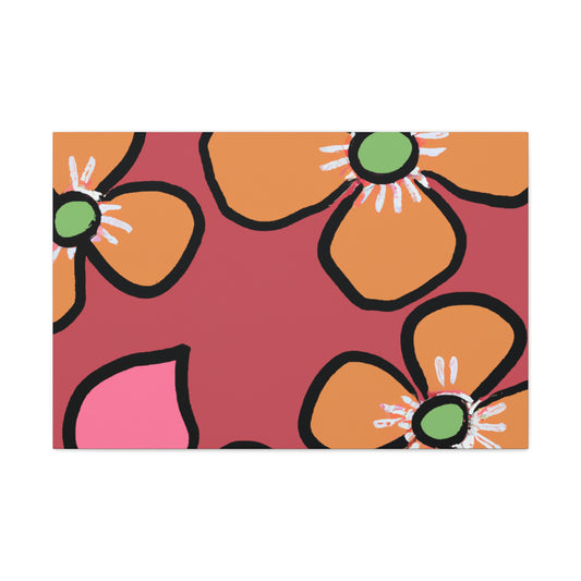 Blossomy - Floral - Canvas