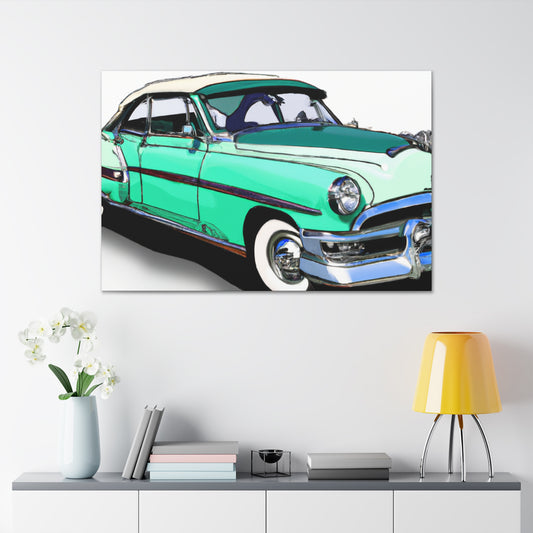 Vintage Valiant - Automobile - Canvas